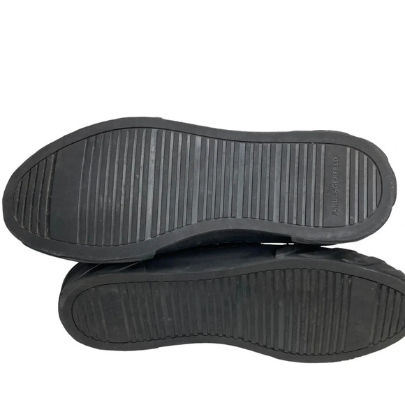 Karl Lagerfield High Top Studded Zip Sneakers. Sz: 9.5 - Picture 7 of 9